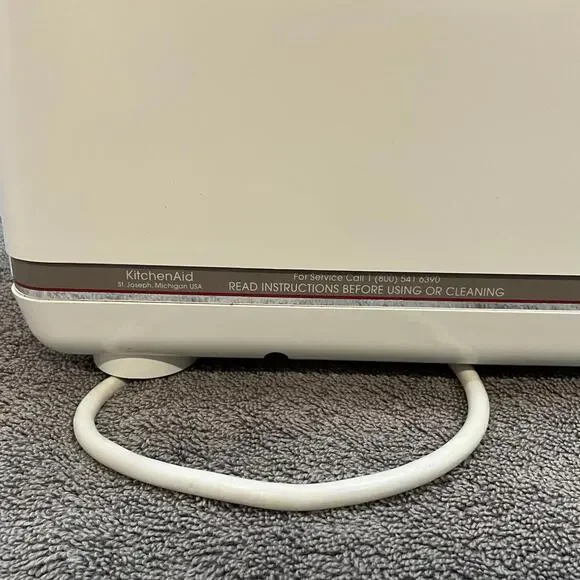 KitchenAid Ultra Power 2SLICE Long Slot Toaster KTT251 Slim White-works GREAT!